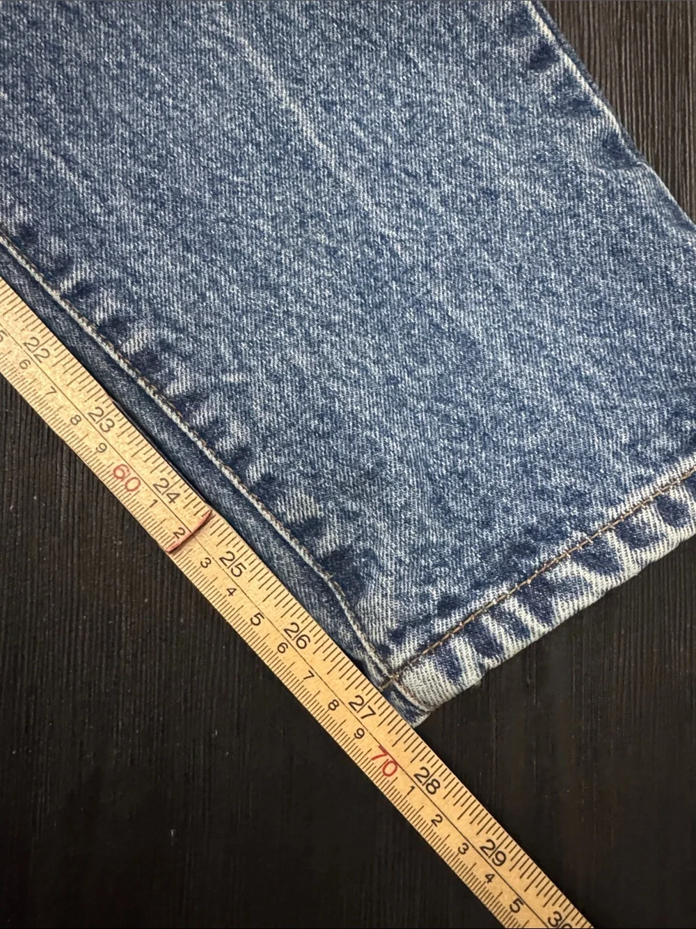 Vintage Levi’s 501 Jeans USA 90s Acid Wash Straight Leg Thrashed W30 Fits W25